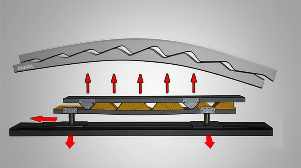 press brake crowning