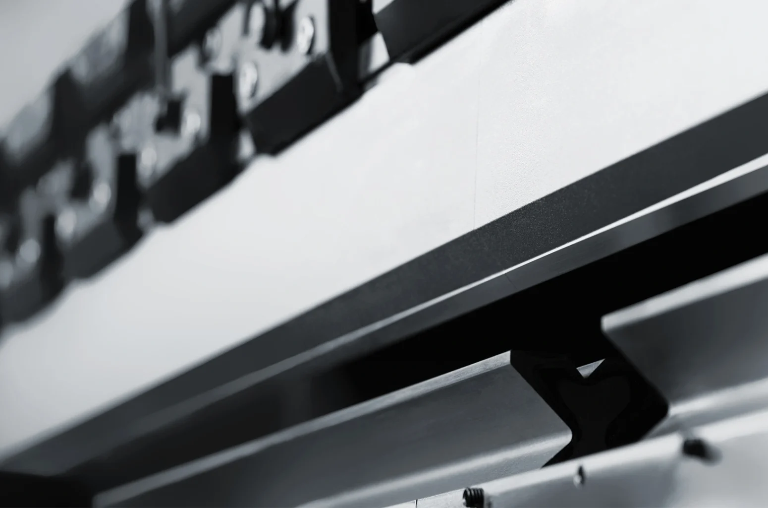 CAMT CNC press brake Close-up of a CNC press brake